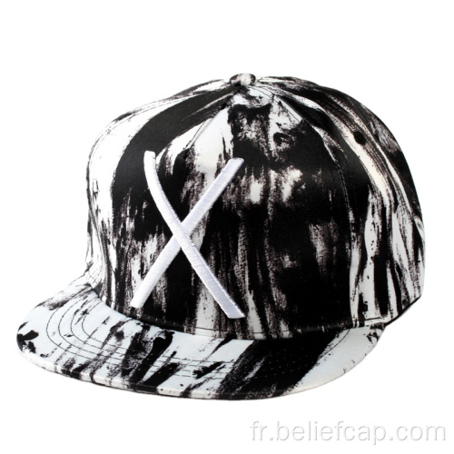 5 panneaux 3D broderies Hip Hop Snapback Chapeaux